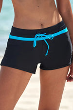 Full Size Drawstring Swim Shorts - Ladyez
