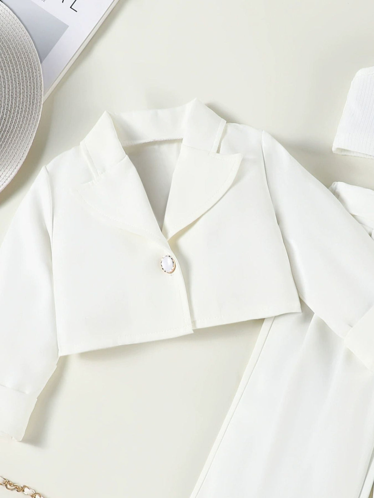 Children's Cami & One Button Blazer & Pants Set