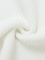 Round Neck Short Sleeve Knit Top