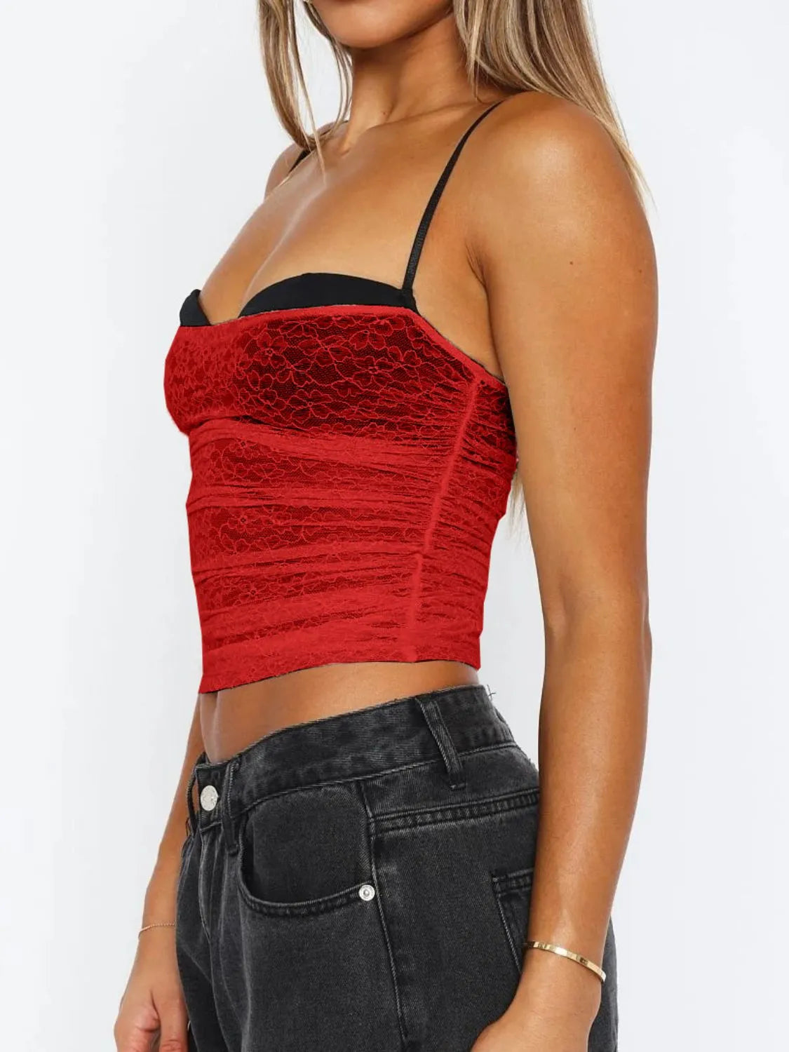 Lace Sweetheart Neck Cami