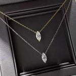 925 Sterling Silver Zircon Pendant Necklace