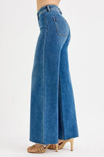 RISEN High-Waisted Wide Leg Jeans - Ladyez