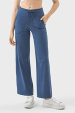 Millennia Drawstring Active Pants with Pockets - Ladyez