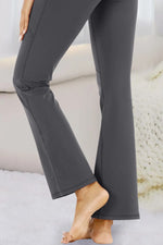 Pocketed High Waist Active Pants - Ladyez