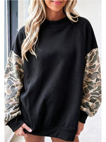 Camouflage Long Sleeve Sweatshirt