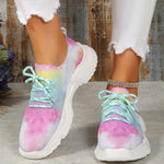 Round Toe Flats Athletic - Ladyez