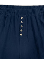 Plus Size Elastic Waist Casual Shorts
