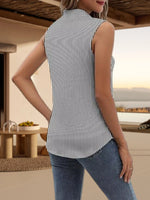 Button Up Sleeveless Shirt