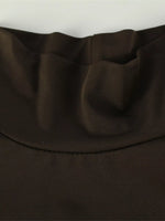 Turtleneck Long Sleeve Tie Waist Maxi Dress