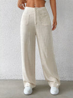 High-Waisted Wide-Leg Pants