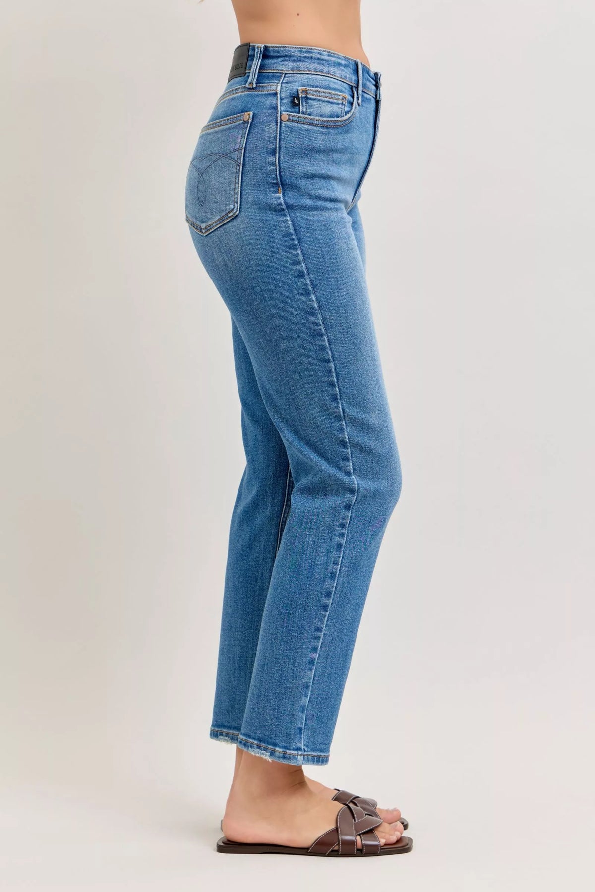 Judy Blue High-Waisted Straight-LegJeans