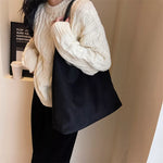 Solid Color Shoulder Bag