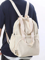 Lightweight Solid Color Backpack Bag