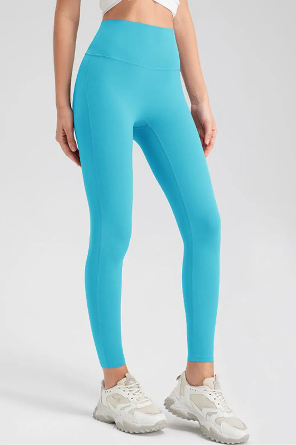 High Waist Skinny Active Pants - Ladyez