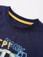 Children's Car Print Tee and Shorts Set