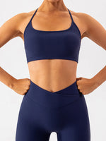 Spaghetti Strap Active Bra - Ladyez