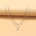 Double Layered Pendant Necklace