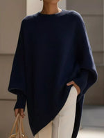 Oversized Batwing Sleeve Knit Sweater
