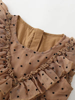 Children's Polka Dot Ruffle Dress