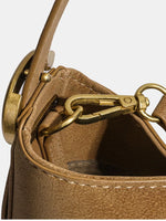 Casual Faux Leather Shoulder Bag