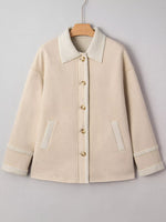 Suede Sherpa Lined Western Loose Jacket