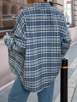 Plaid Button Up Long Sleeve Shirt