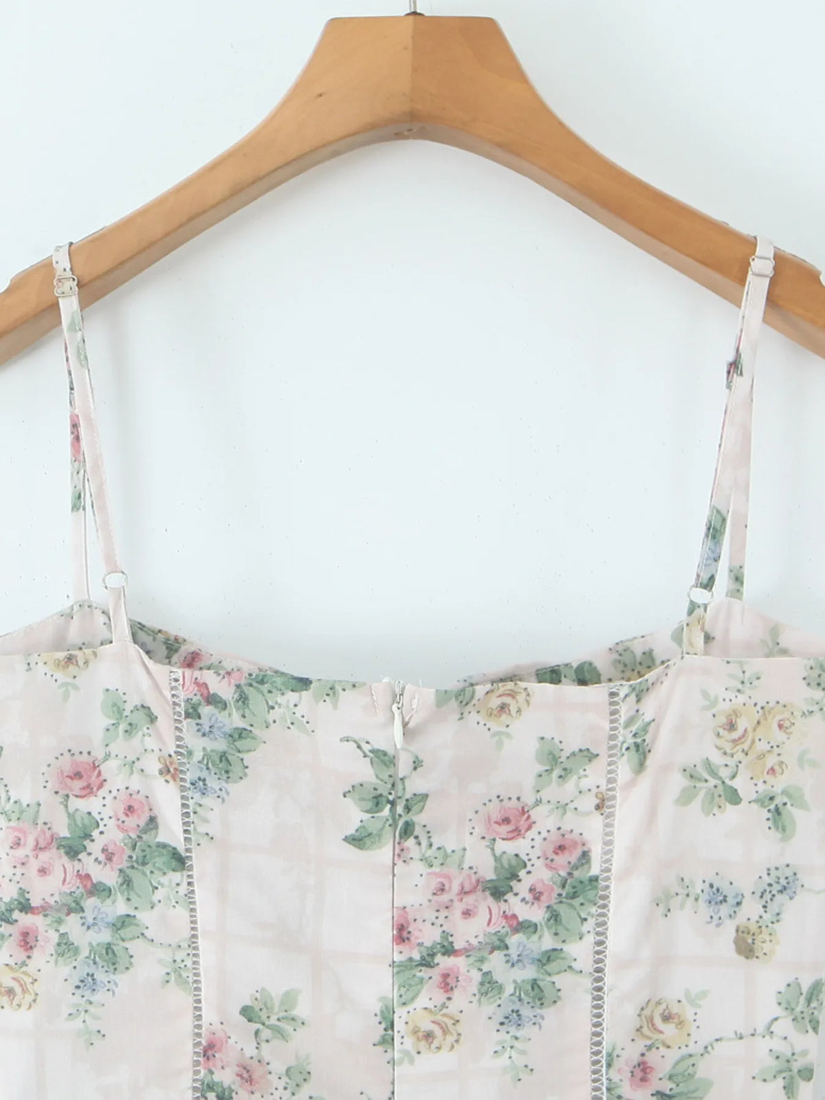 Floral Print Square Neck Maxi Cami Dress - Ladyez