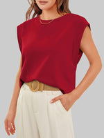 Solid Color Round Neck Tank