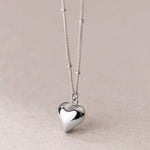 925 Sterling Silver Heart Necklace