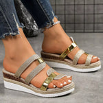 Open Toe Wedge Sandals