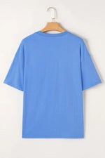 Graphic Round Neck Short Sleeve T-Shirt