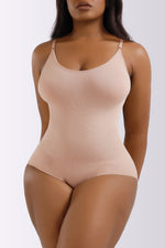 Full Size Spaghetti Strap Shaping Bodysuit - Ladyez