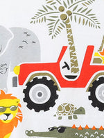 Children's Animal Graphic Tee and Shorts Set