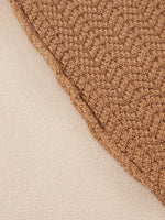 Contrast Trim Boxy Fit Sweater Vest