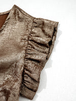 Ruffled Round Neck Tank