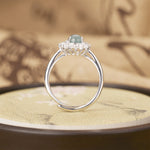 925 Sterling Silver Jadeite Ring