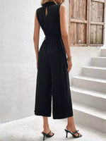 Sleeveless Wide Leg Jumpsuit
