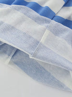 Children's Sailboat Print Tee and Striped Shorts Set