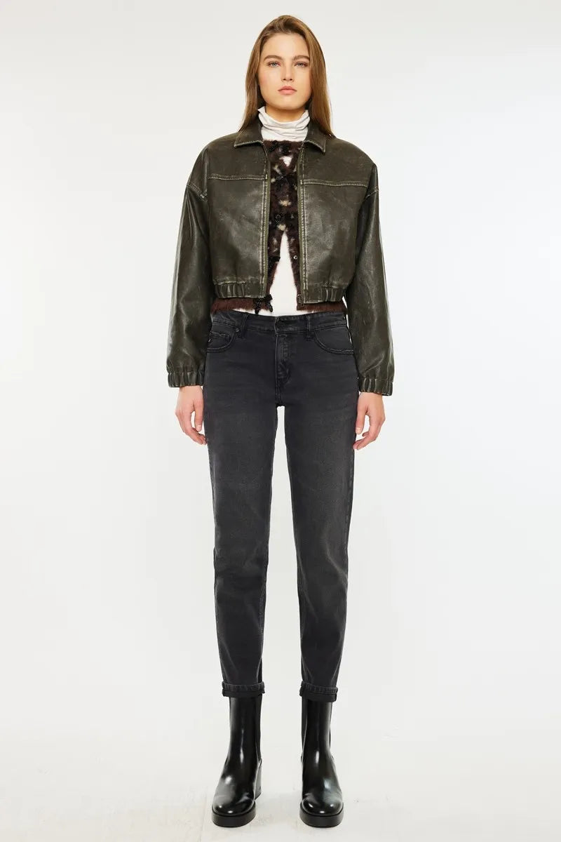 Kancan Slim Boyfriend Fit Jeans - Ladyez