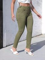 High-Waisted Skinny Jeans