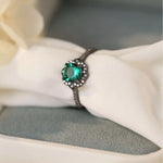 925 Sterling Silver Zircon Minimalist Ring