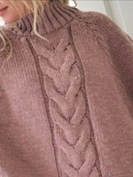 Cable-Knit Long Sleeve Sweater