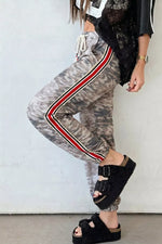 Camo Print Drawstring Waist Joggers