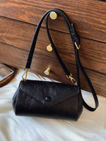 Vintage Style Flap Crossbody Bag