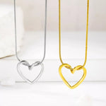 Stainless Steel Heart Necklace