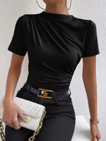 Ruched Short Sleeve T-Shirt