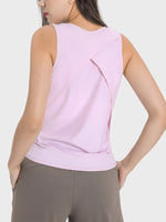 Millennia Round Neck Active Tank - Ladyez