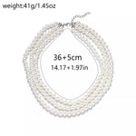 Three-Layered Pearl Necklace