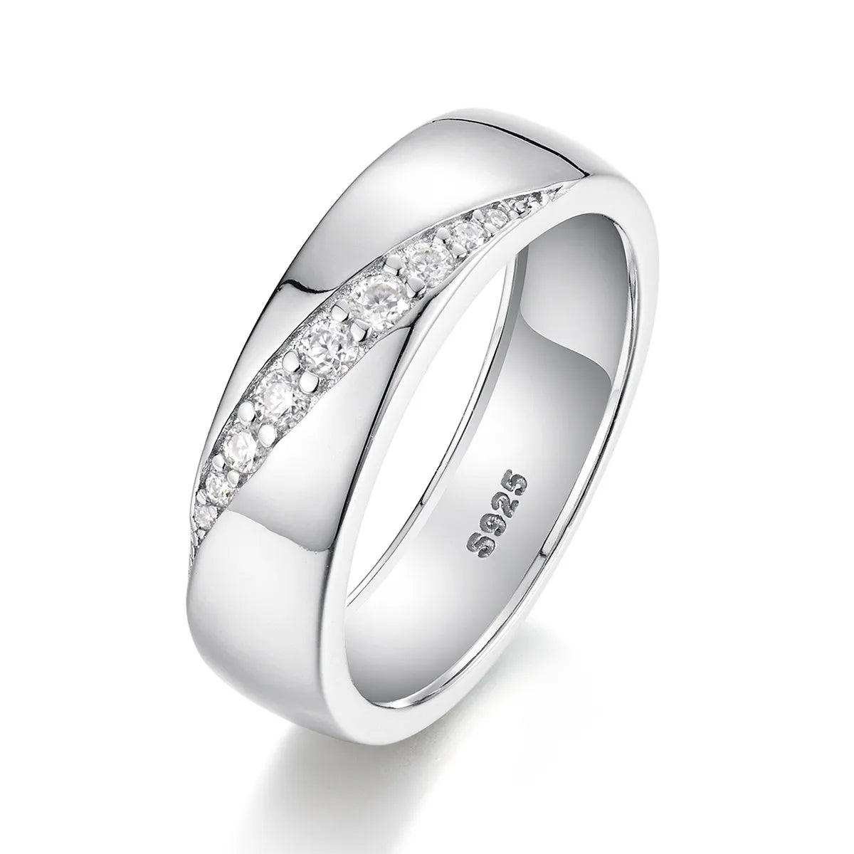 925 Sterling Silver Moissanite Ring - Ladyez