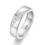 925 Sterling Silver Moissanite Ring - Ladyez